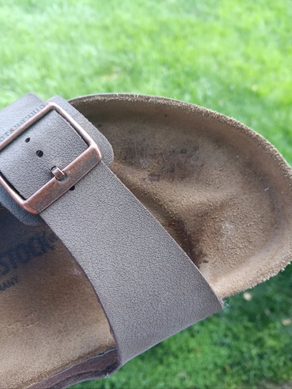 Birkenstock Arizona Two-Strap Sandals in Taupe